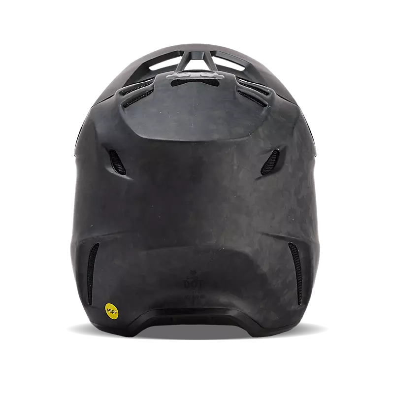 FOX RACING V3 RS Carbon Solid Helmet - Black Carbon