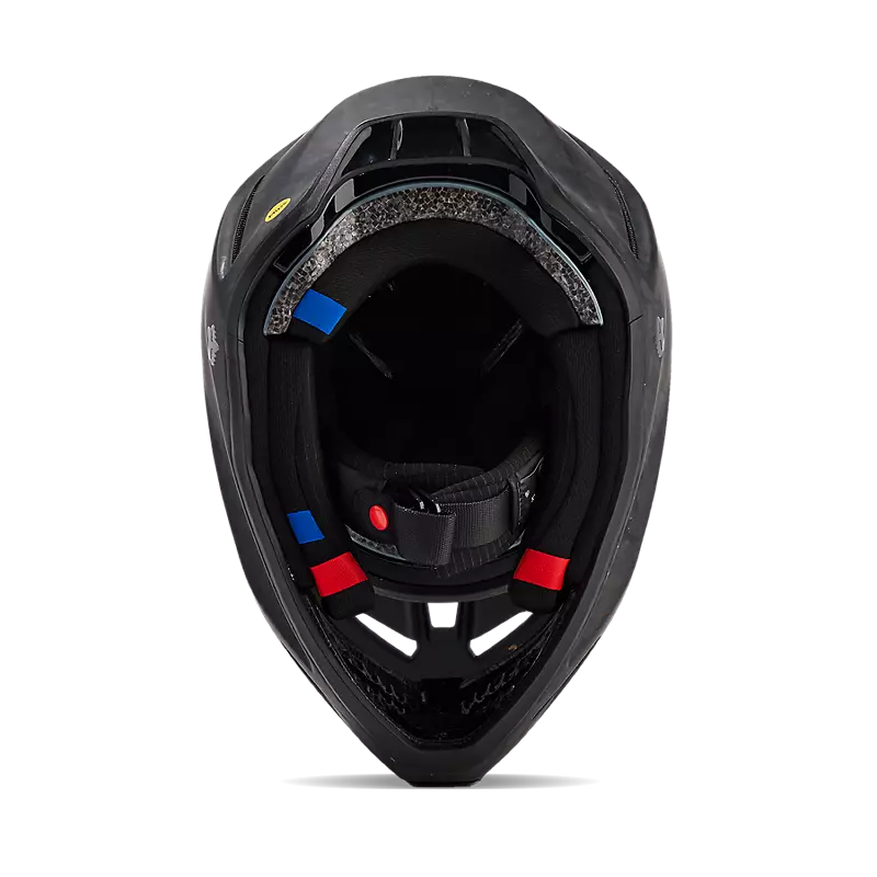 FOX RACING V3 RS Carbon Solid Helmet - Black Carbon