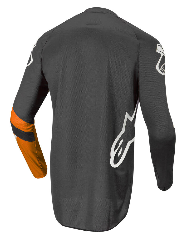 ALPINESTARS FLUID CHASER JERSEY ANTHRACITE/CORAL FLUO LG