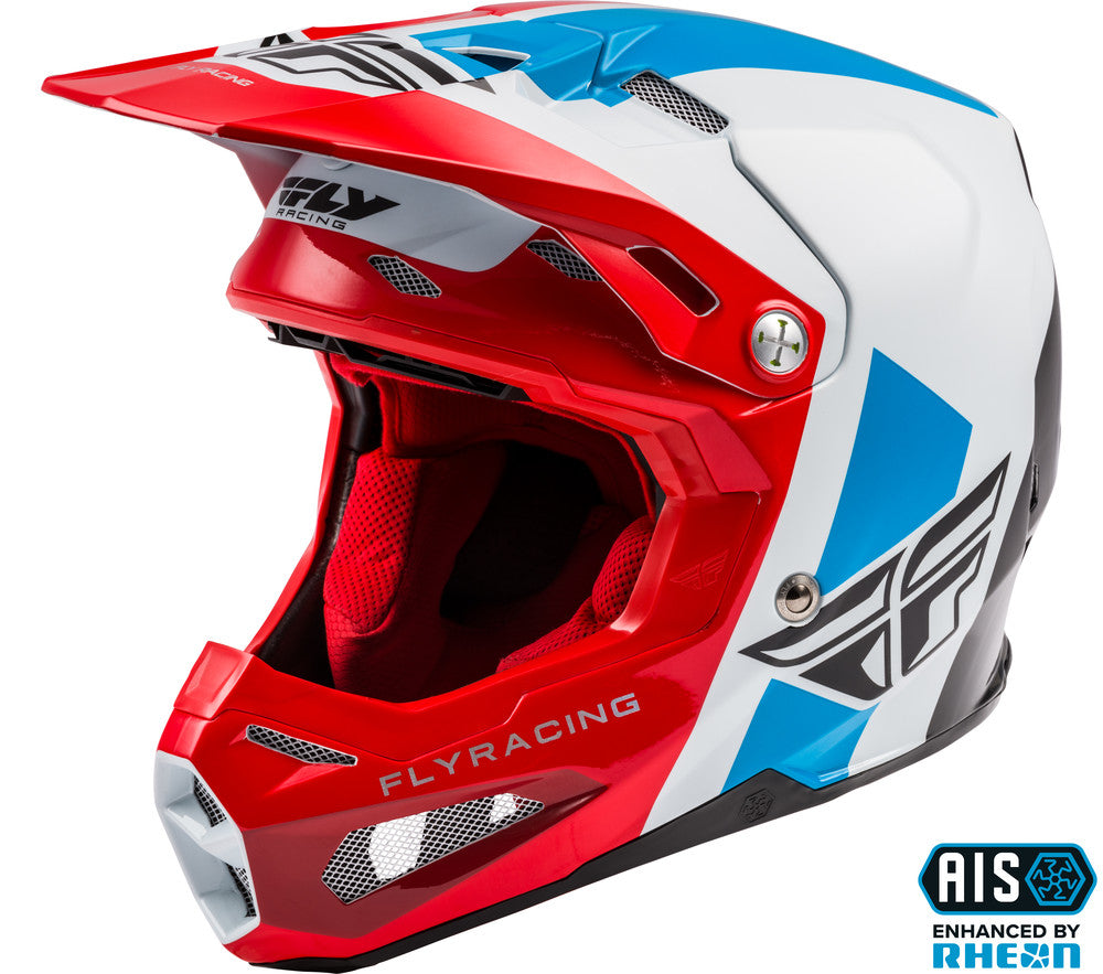 Fly Racing 73-4402-6 Formula Origin Helmet Md Red/White/Blue