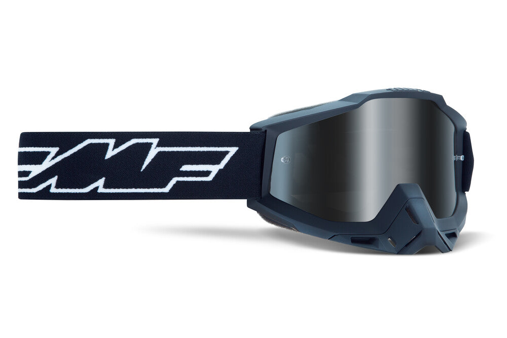 FMF VISION POWERBOMB SAND GOGGLE ROCKET BLACK SMOKE LENS