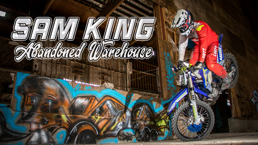 Extreme Dirtbiking in an Abandoned Warehouse | Sam King x Sherco Canada