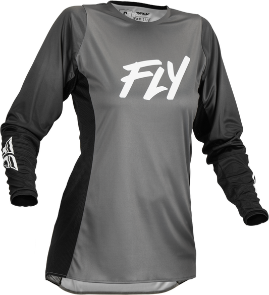 FLY RACING WOMEN'S LITE JERSEY | GREY/BLACK