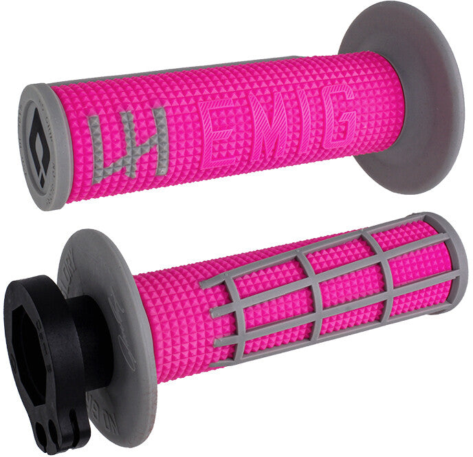 ODI EMIG 2.0 - V2 LOCK-ON GRIP - PINK/GREY