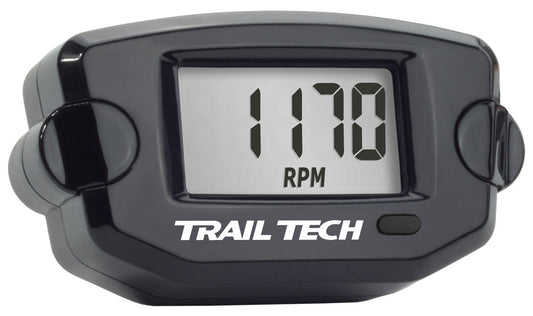 TRAIL TECH TTO TACH HOUR METER BLACK