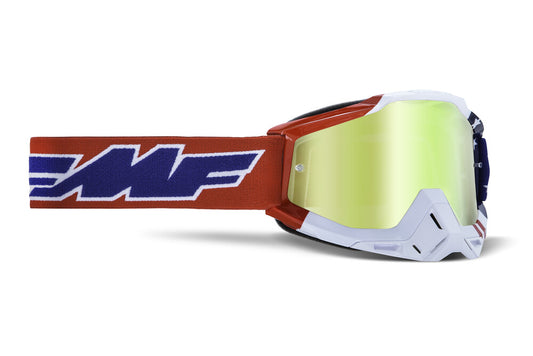 FMF VISION POWERBOMB GOGGLE US OF A TRUE GOLD LENS