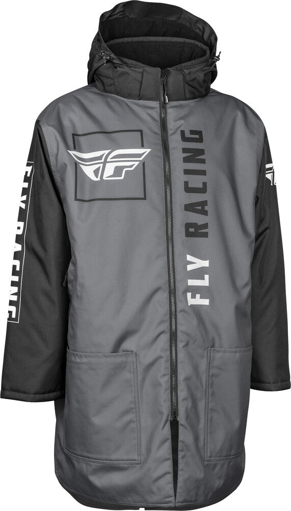 FLY RACING PIT COAT BLACK/GREY