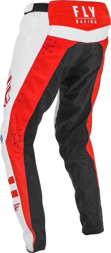 FLY RACING KINETIC BICYCLE LE PANTS WHITE/RED/BLUE