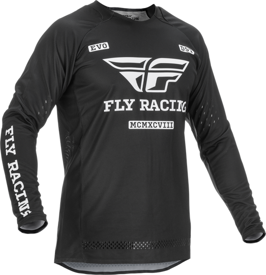 FLY RACING EVOLUTION DST JERSEY BLACK/WHITE LG