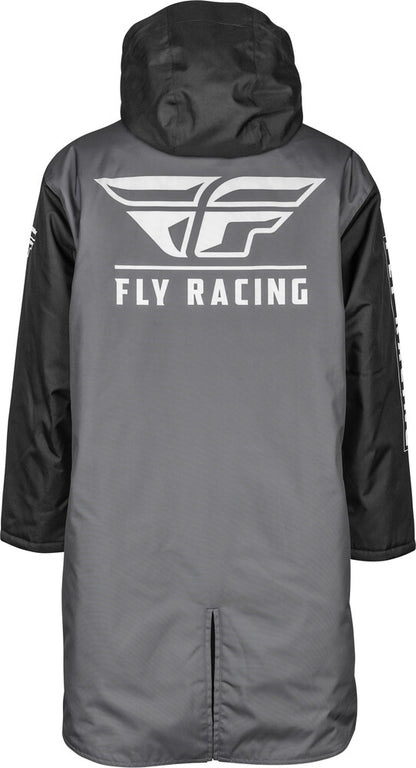 FLY RACING PIT COAT BLACK/GREY