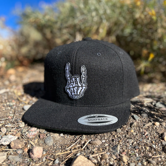 BWP ROCKER MELTON WOOL SNAPBACK CAP